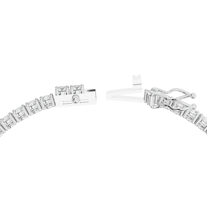 5.00CT.TW ROUND LAB DIAMOND TENNIS BRACELET - Nazarelle