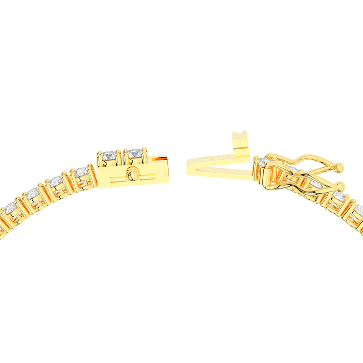 5.00CT.TW ROUND LAB DIAMOND TENNIS BRACELET - Nazarelle