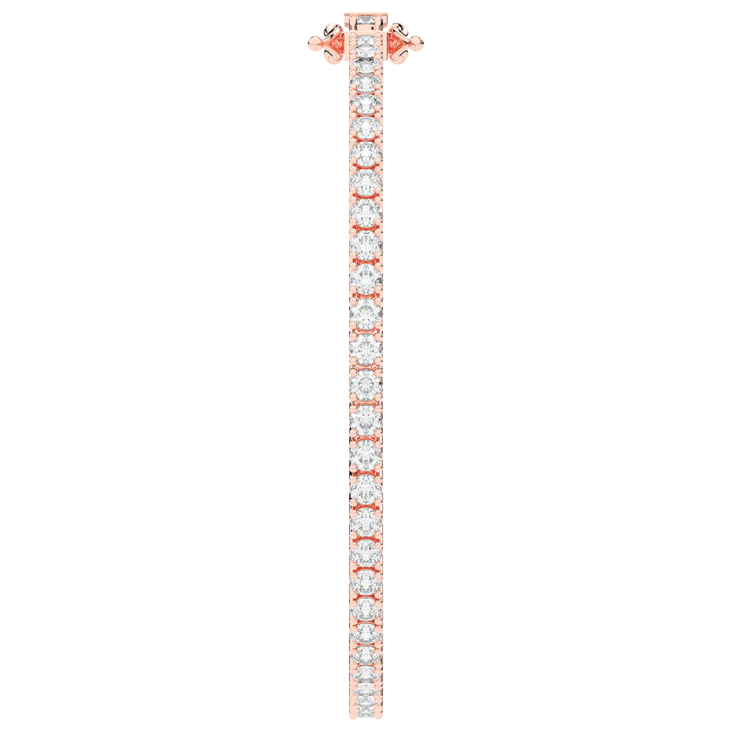 5.00CT.TW ROUND LAB DIAMOND TENNIS BRACELET - Nazarelle