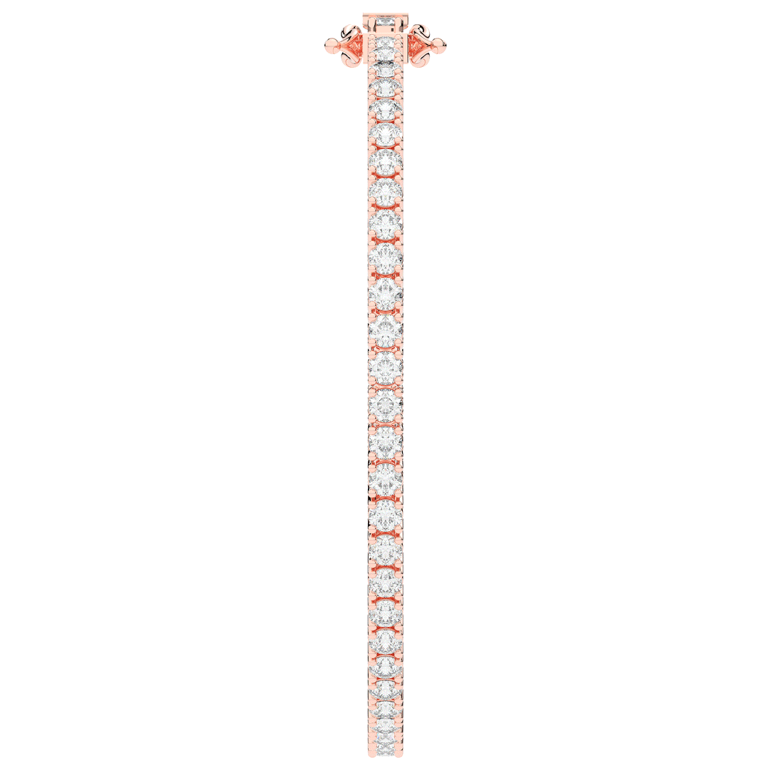 5.00CT.TW ROUND LAB DIAMOND TENNIS BRACELET - Nazarelle