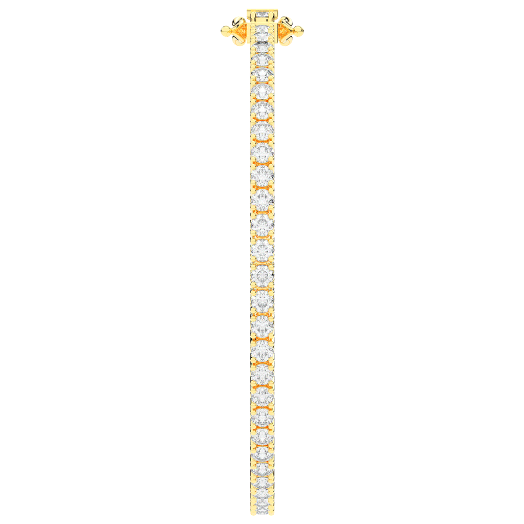 5.00CT.TW ROUND LAB DIAMOND TENNIS BRACELET - Nazarelle