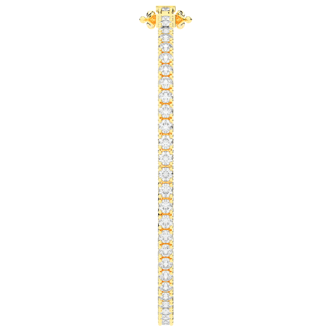 5.00CT.TW ROUND LAB DIAMOND TENNIS BRACELET - Nazarelle