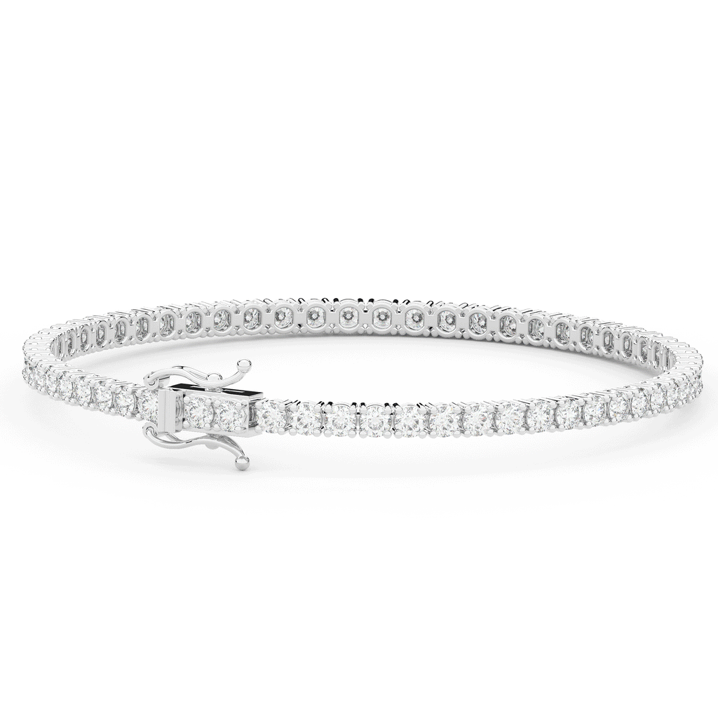 5.00CT.TW ROUND LAB DIAMOND TENNIS BRACELET - Nazarelle