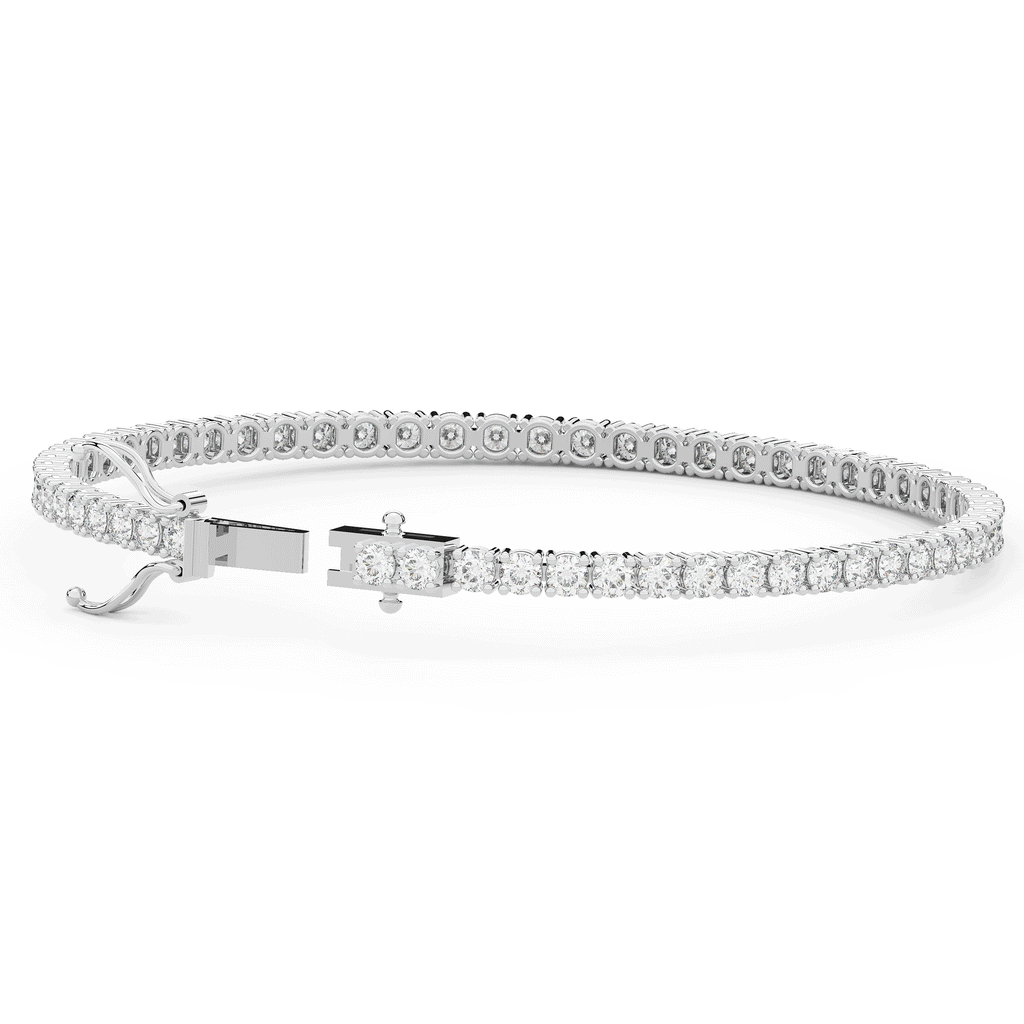 5.00CT.TW ROUND LAB DIAMOND TENNIS BRACELET - Nazarelle