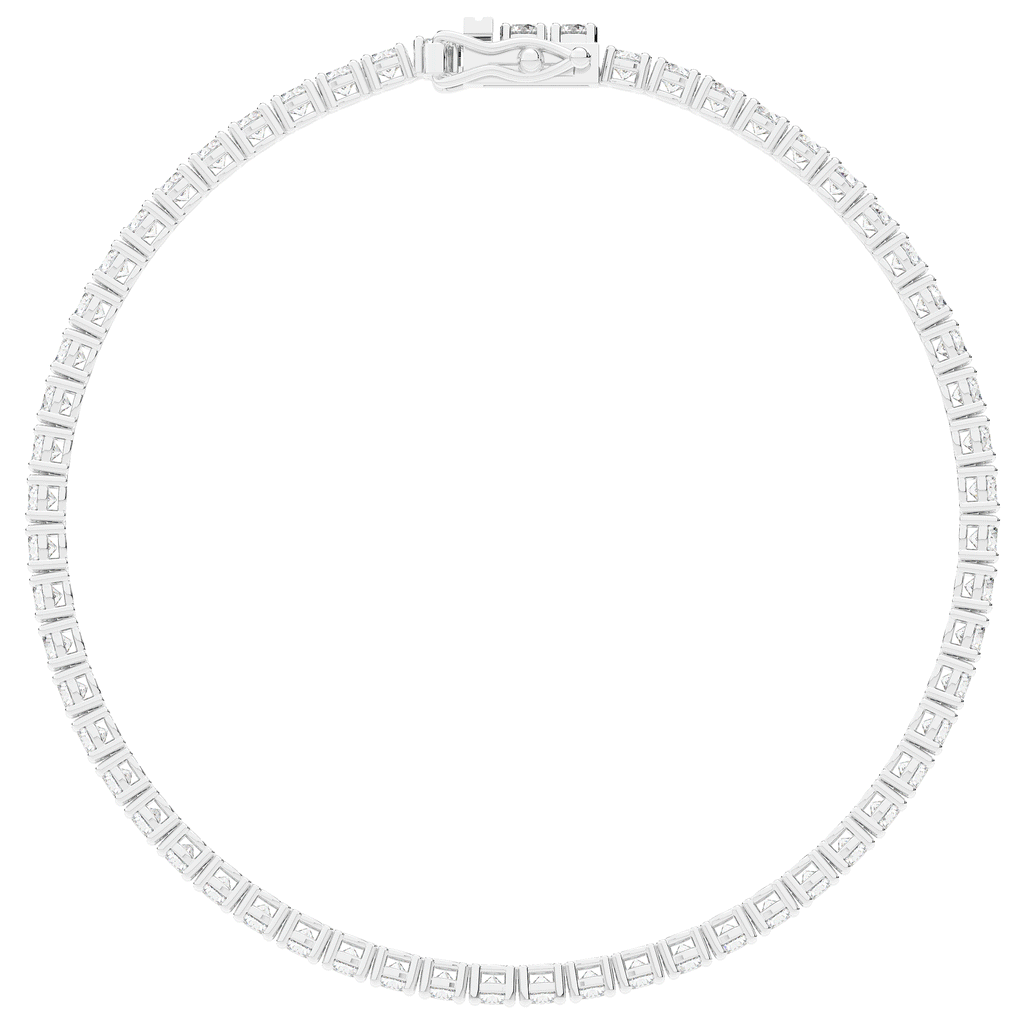 5.00CT.TW ROUND LAB DIAMOND TENNIS BRACELET - Nazarelle