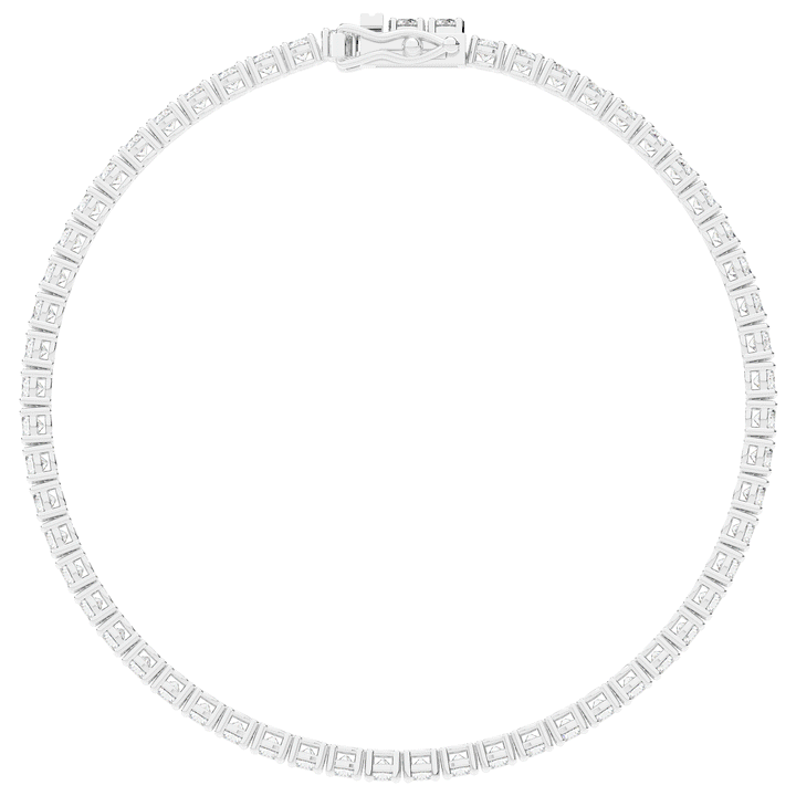 5.00CT.TW ROUND LAB DIAMOND TENNIS BRACELET - Nazarelle