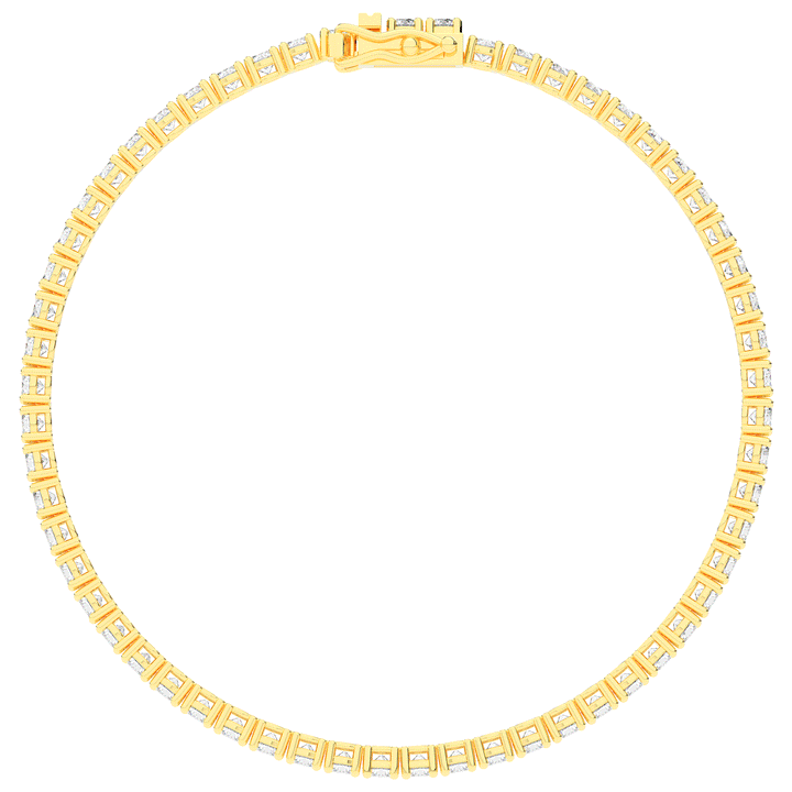 5.00CT.TW ROUND LAB DIAMOND TENNIS BRACELET - Nazarelle
