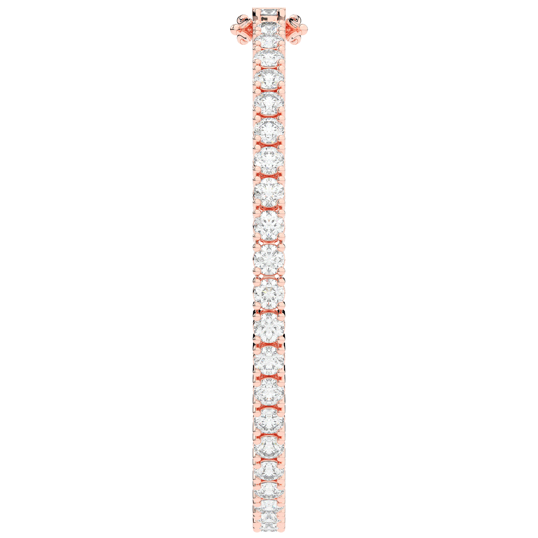 7.00CT.TW ROUND LAB DIAMOND TENNIS BRACELET - Nazarelle