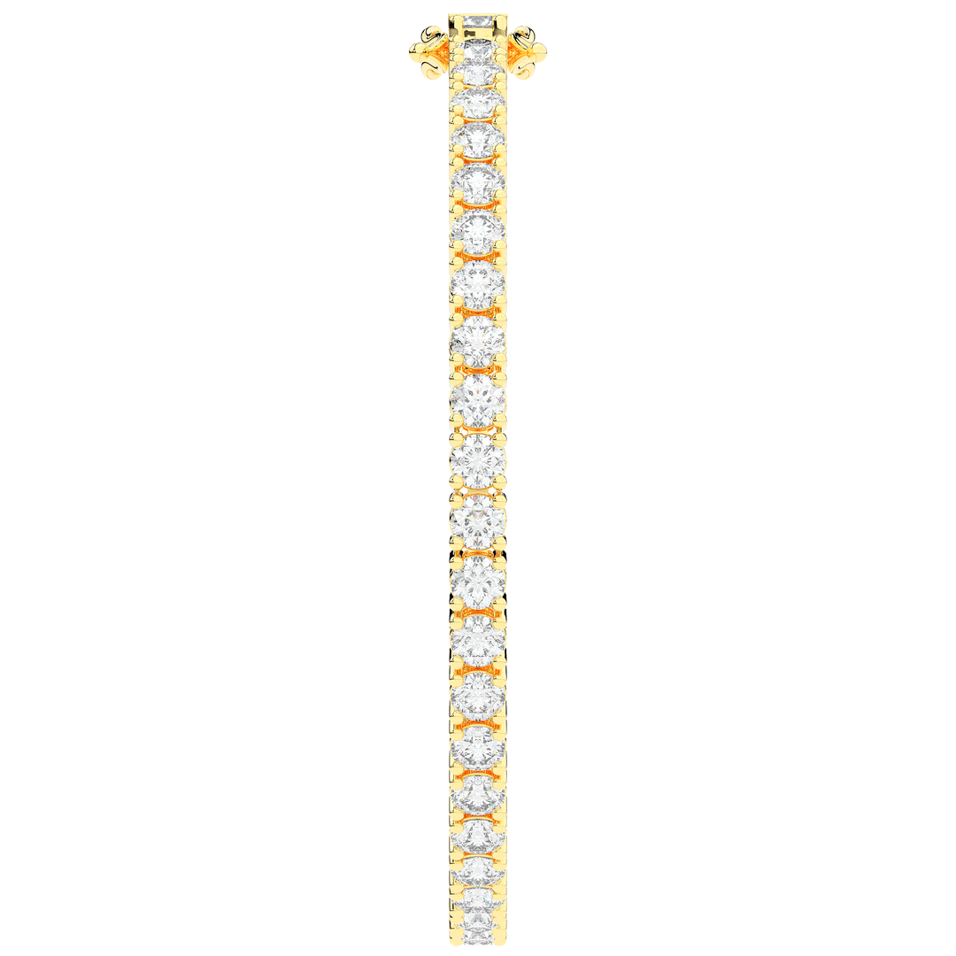7.00CT.TW ROUND LAB DIAMOND TENNIS BRACELET - Nazarelle