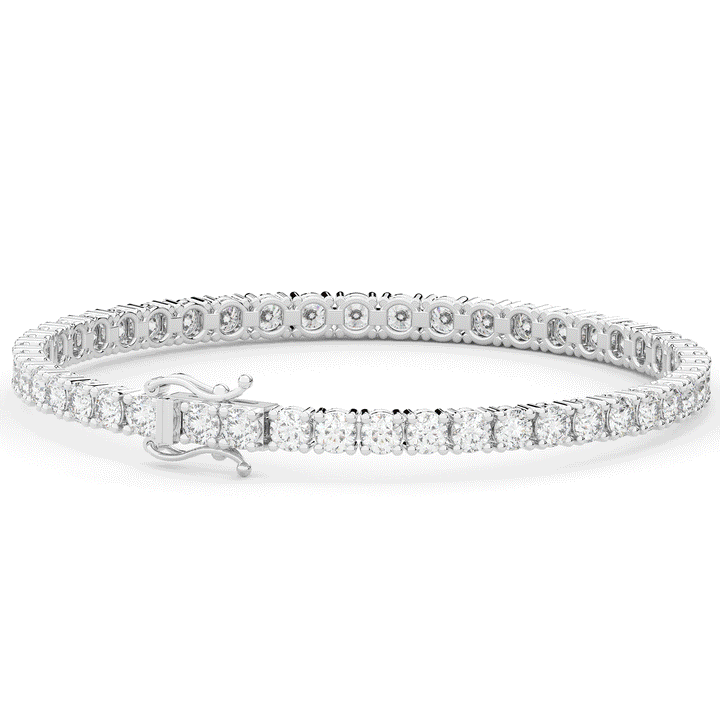 7.00CT.TW ROUND LAB DIAMOND TENNIS BRACELET - Nazarelle