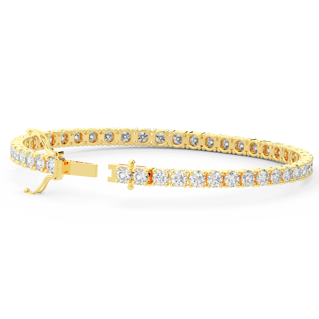 7.00CT.TW ROUND LAB DIAMOND TENNIS BRACELET - Nazarelle