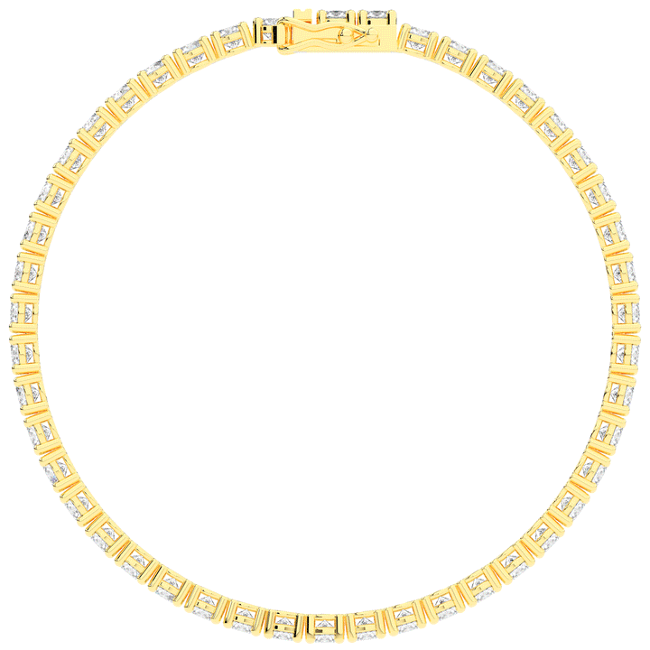 7.00CT.TW ROUND LAB DIAMOND TENNIS BRACELET - Nazarelle