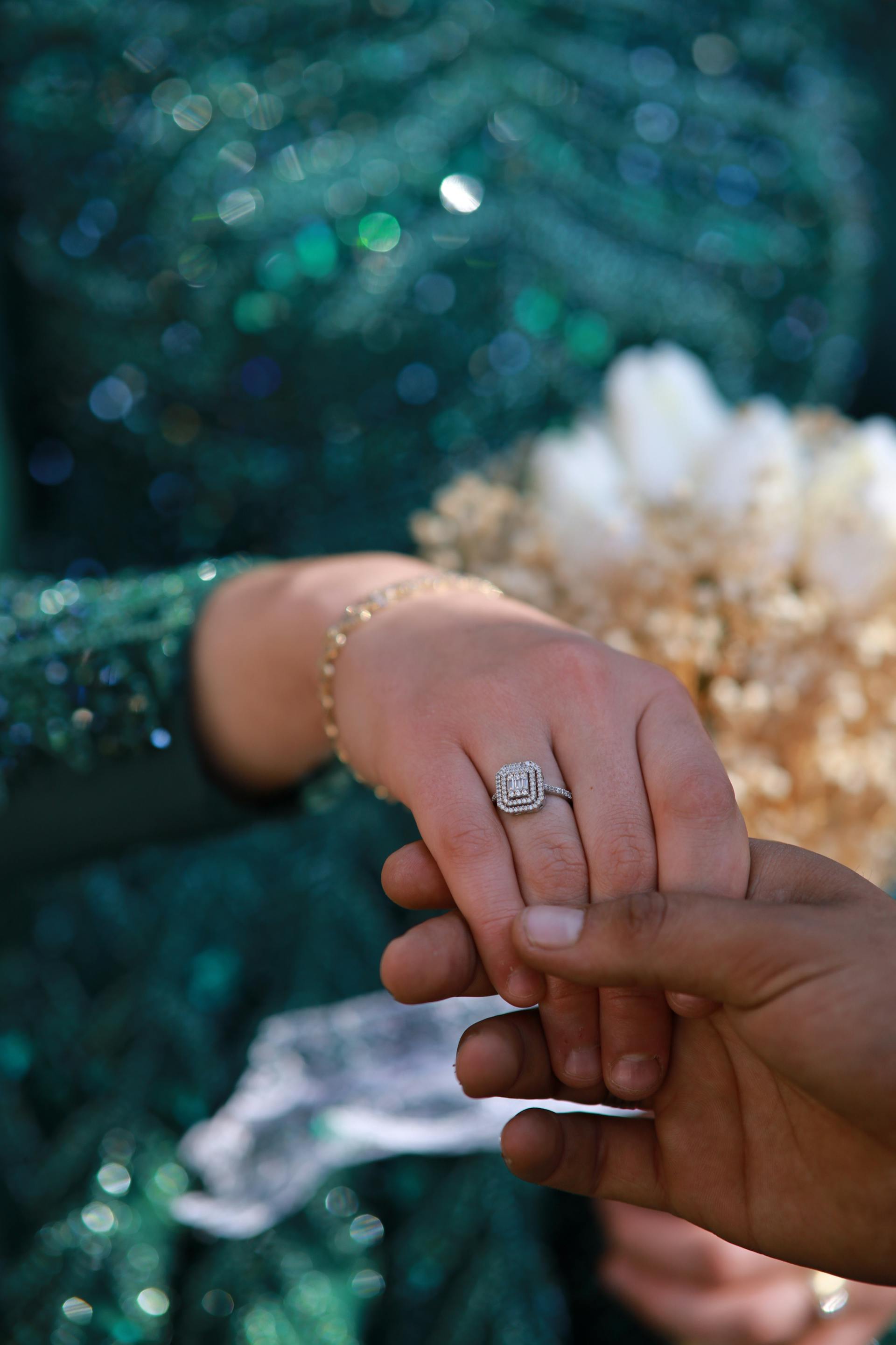 2 Carat Lab Grown Halo Diamond Engagement Ring